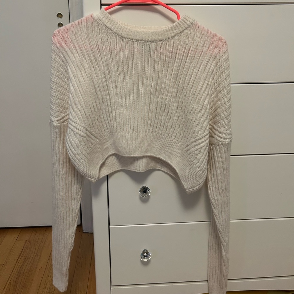 Urban Outfitters Ivory Knit Cardigan